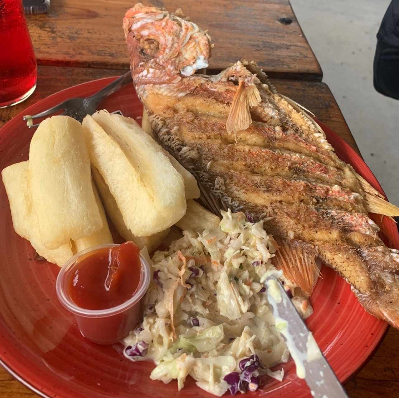 Pescado frito