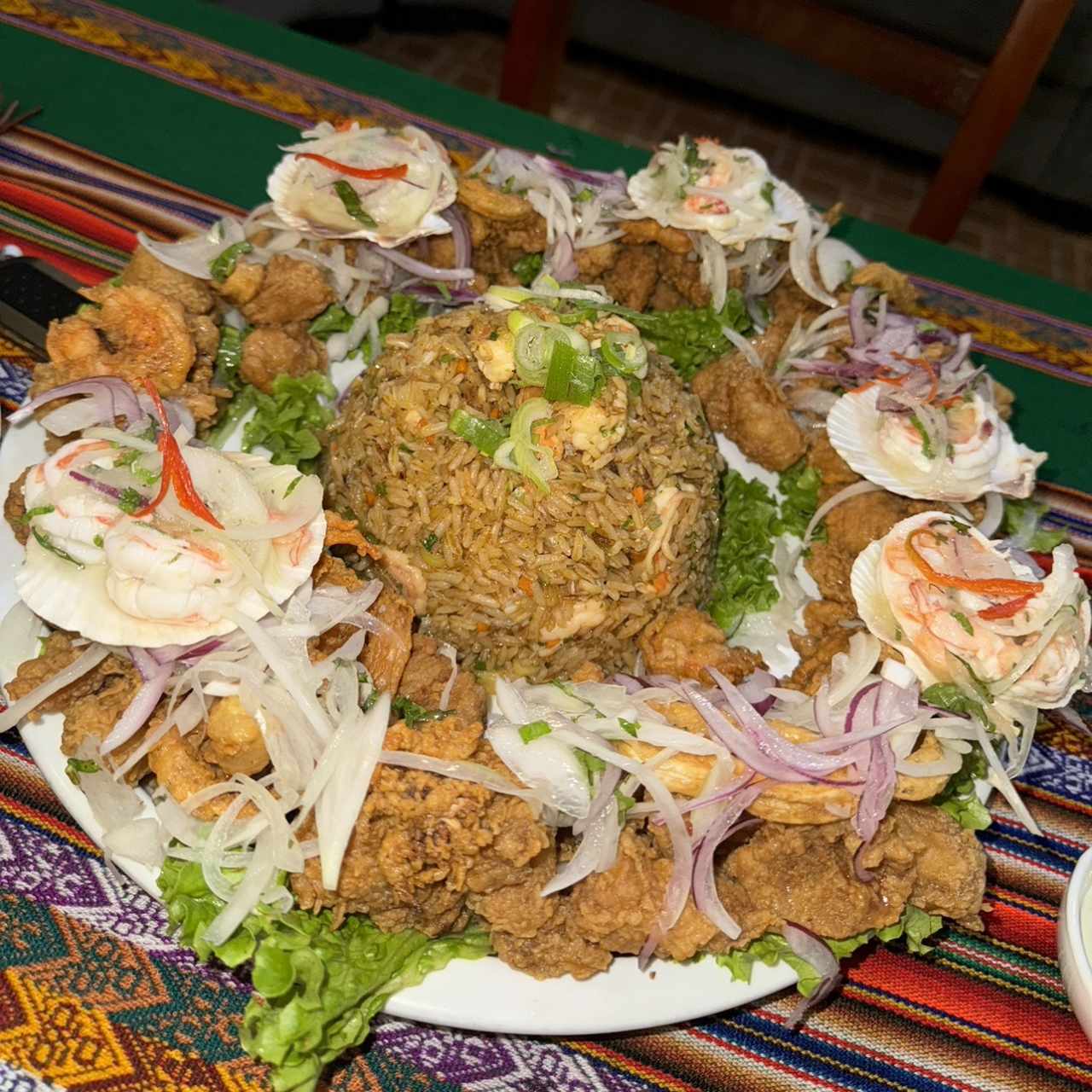 Jalea de Mariscos para Cuatro