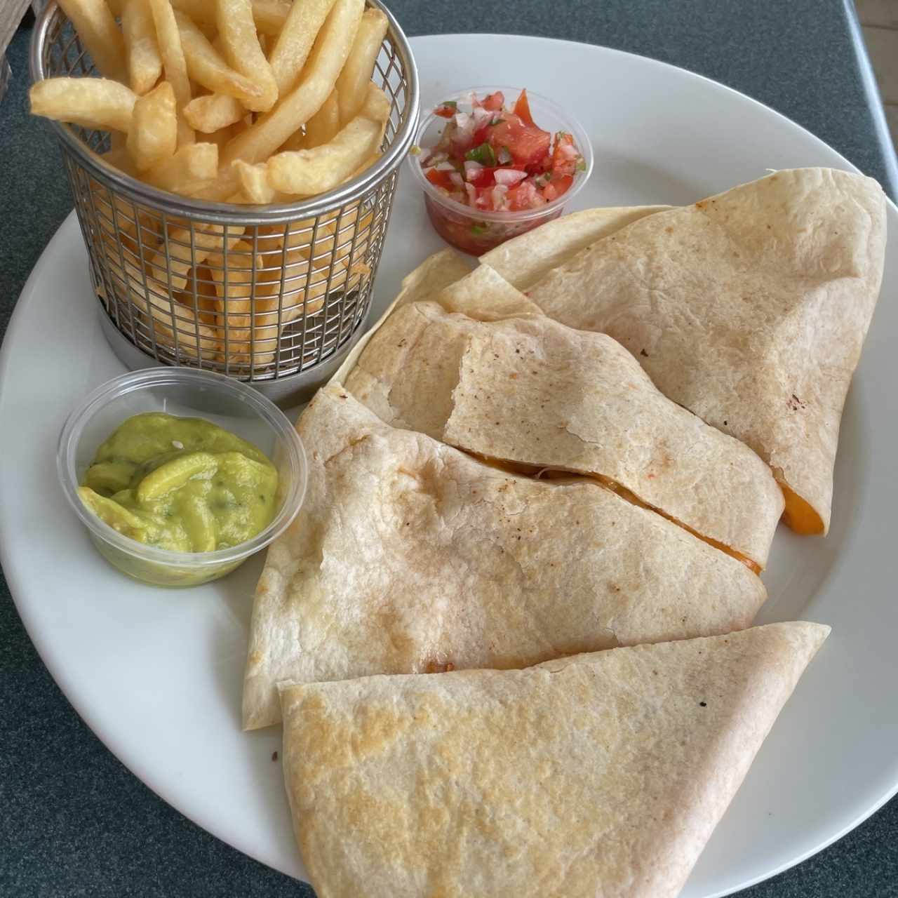 Quesadillas de camarones