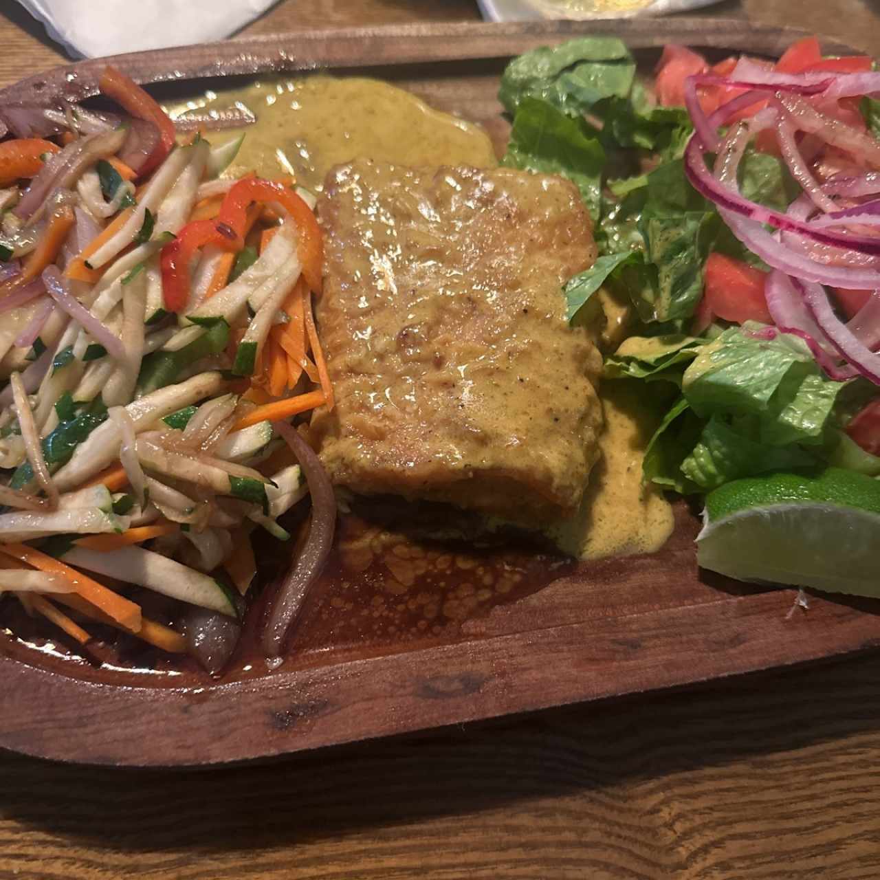 Corvina al curry 