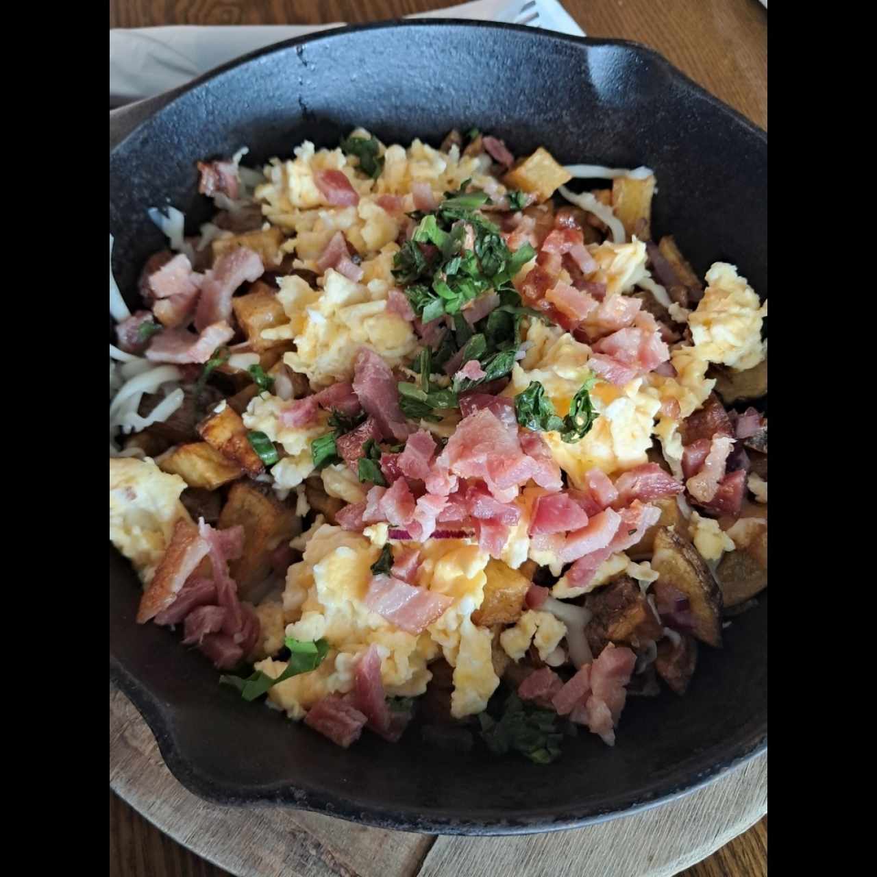 DESAYUNO - SARTÉN DE PAPAS