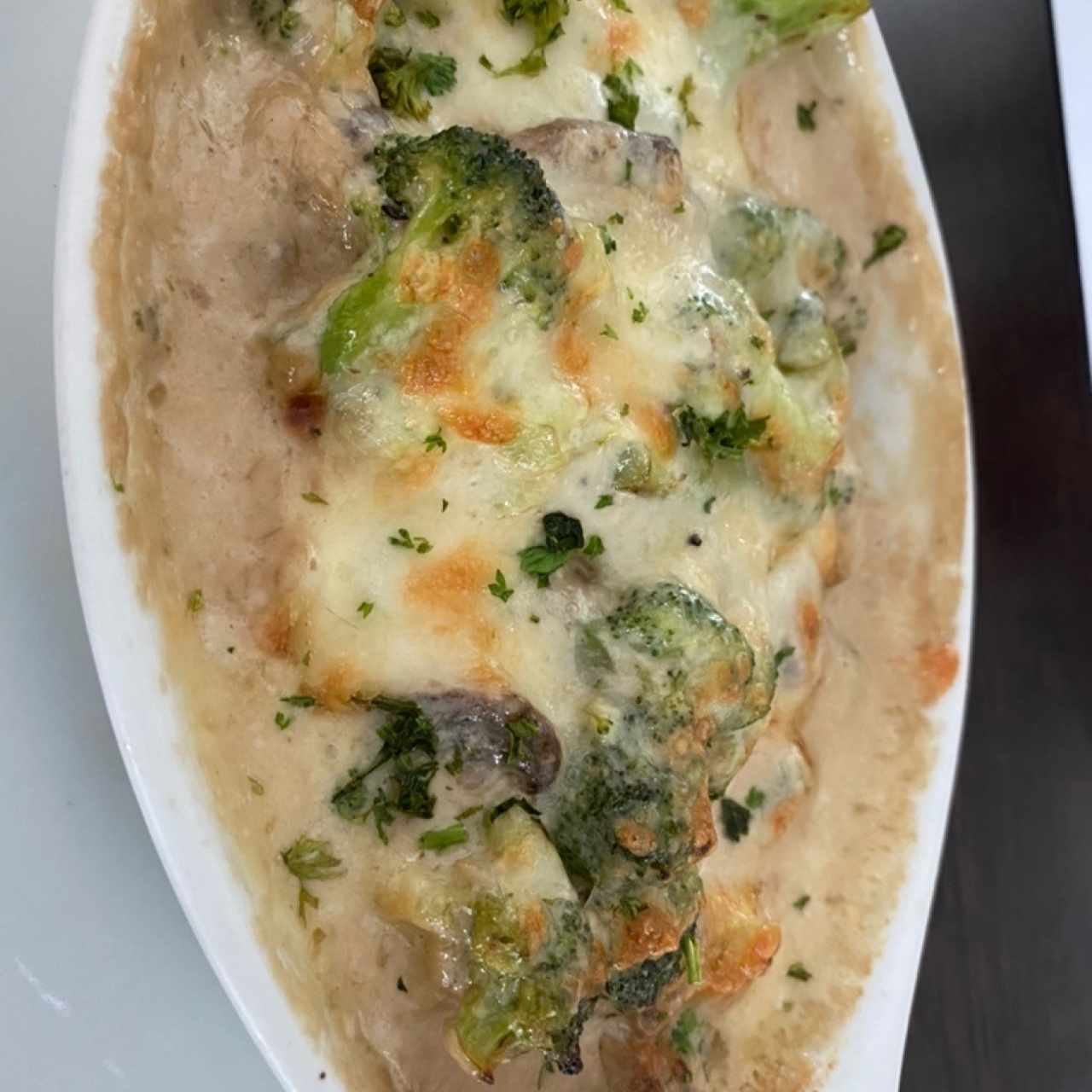 brocoli gratinado