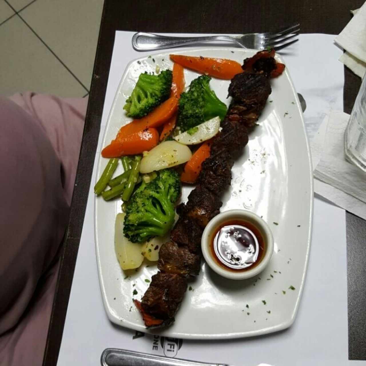 brocheta de carne