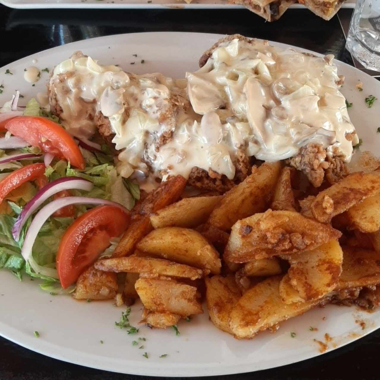 jagerschnitzel de cerdo