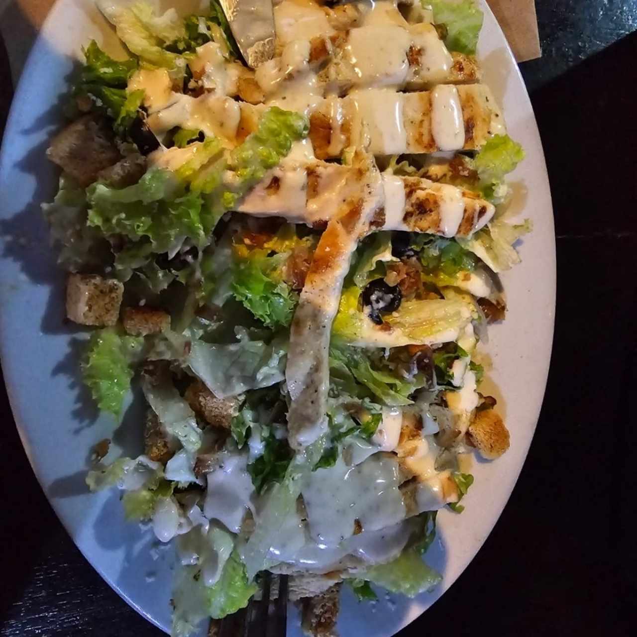 Ensalada Cesar con pollo