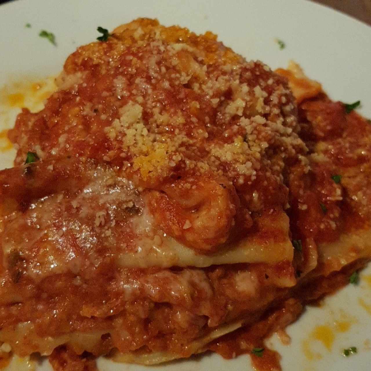 lasagna de carne