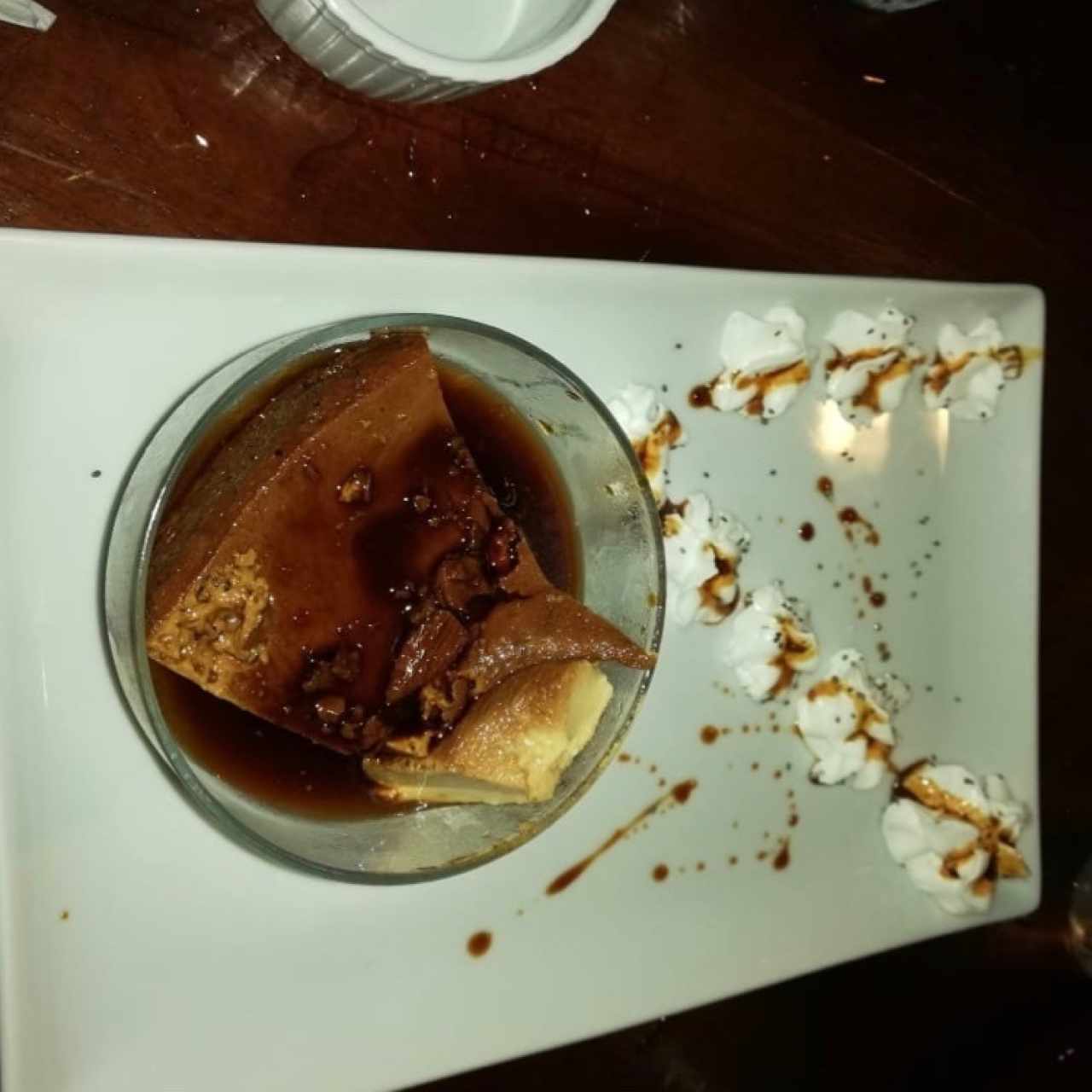 Flan de la casa