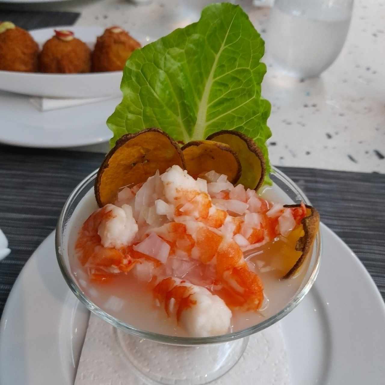 Entradas Frías - Ceviche de Camarones