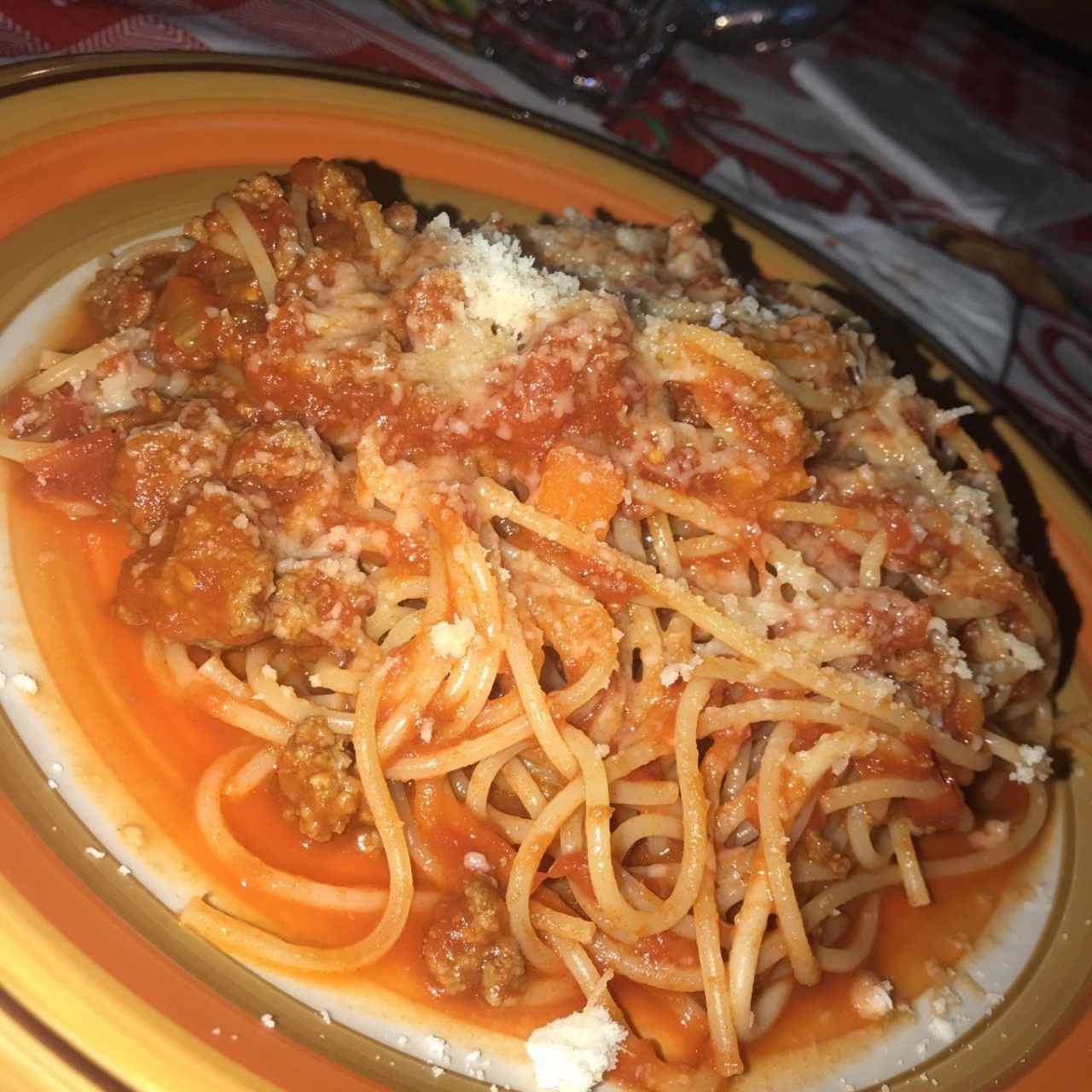 pasta a la boloñesa