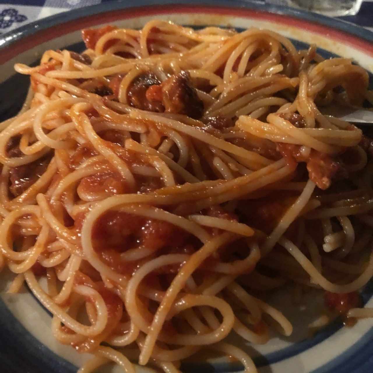 pasta con chorizo