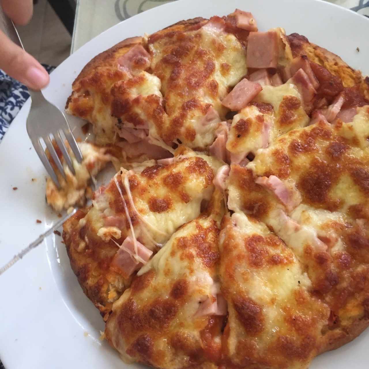 Pizza de Jamon