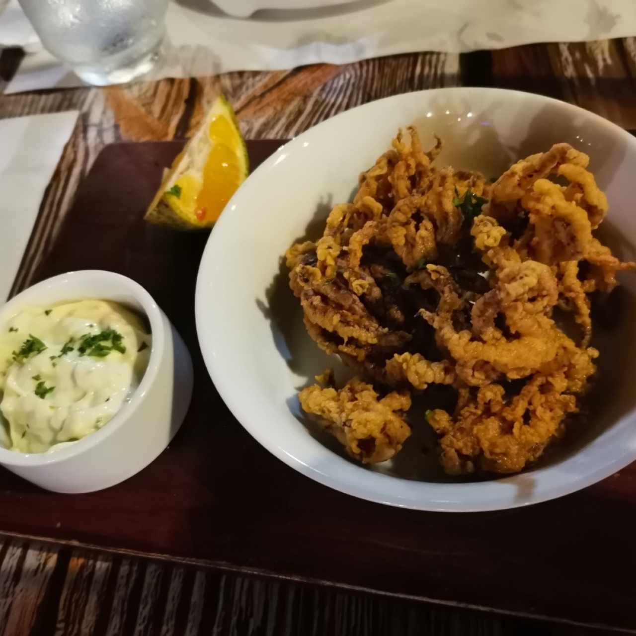 Arañitas de calamares