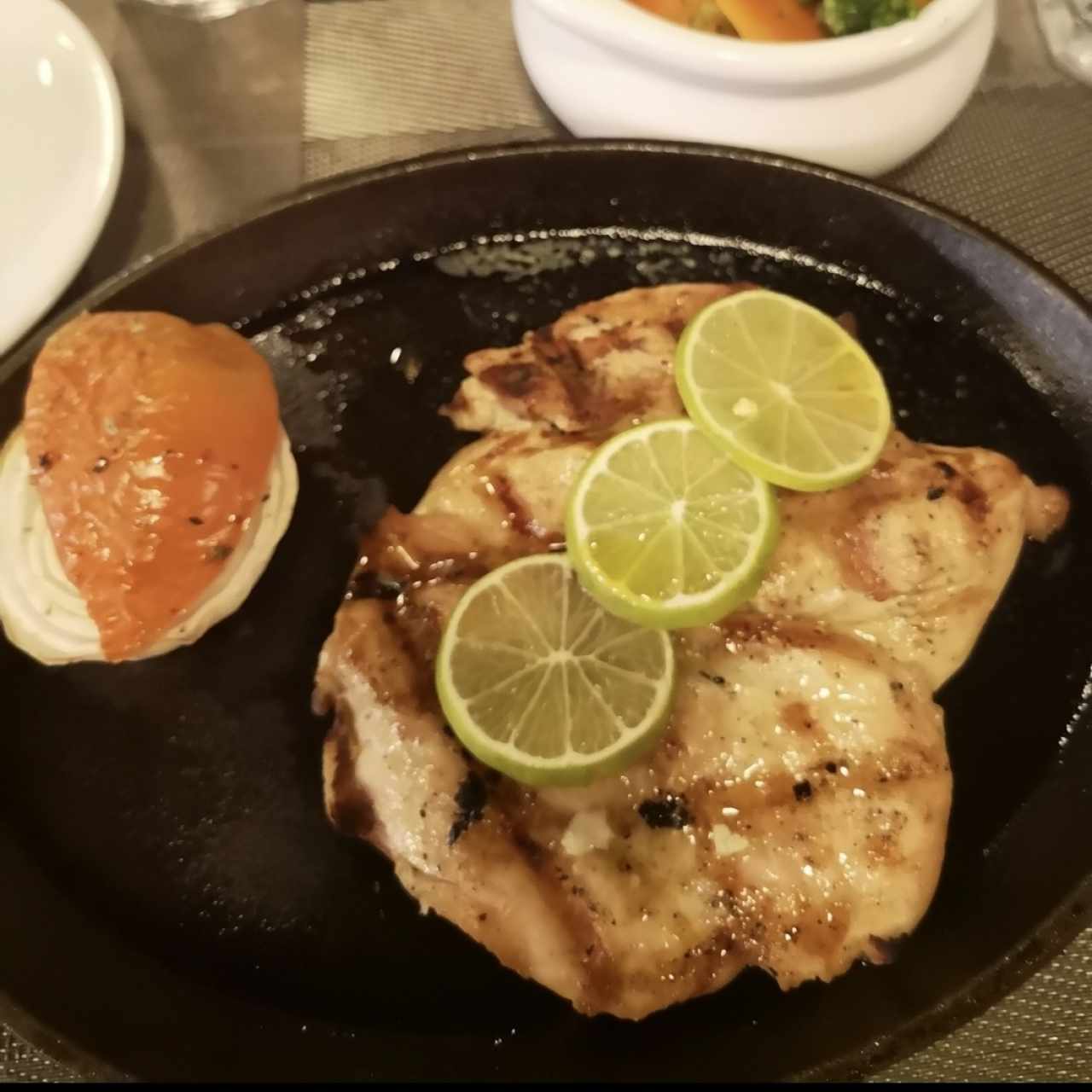 Pechuga de pollo al grill