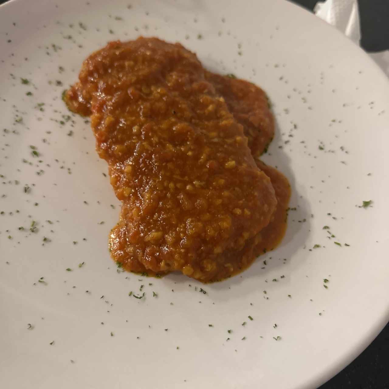 Filete de corvina en salsa de gengibre y ostiones