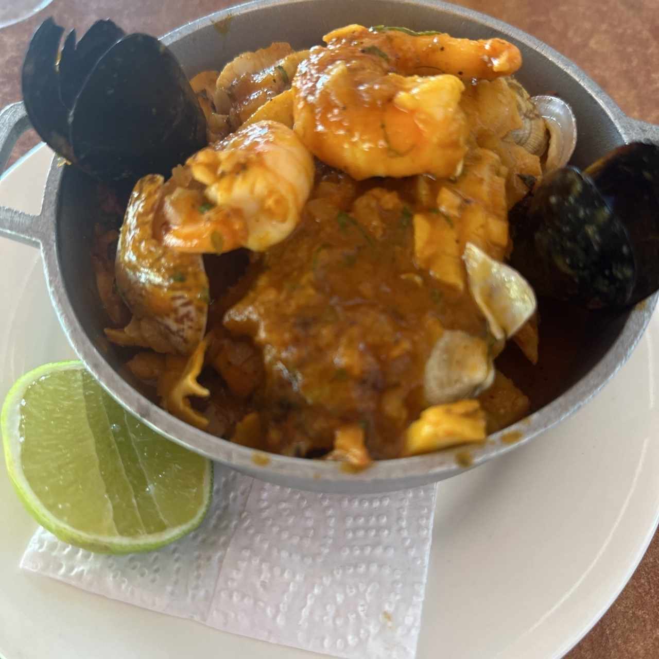 Cazuela de mariscos 