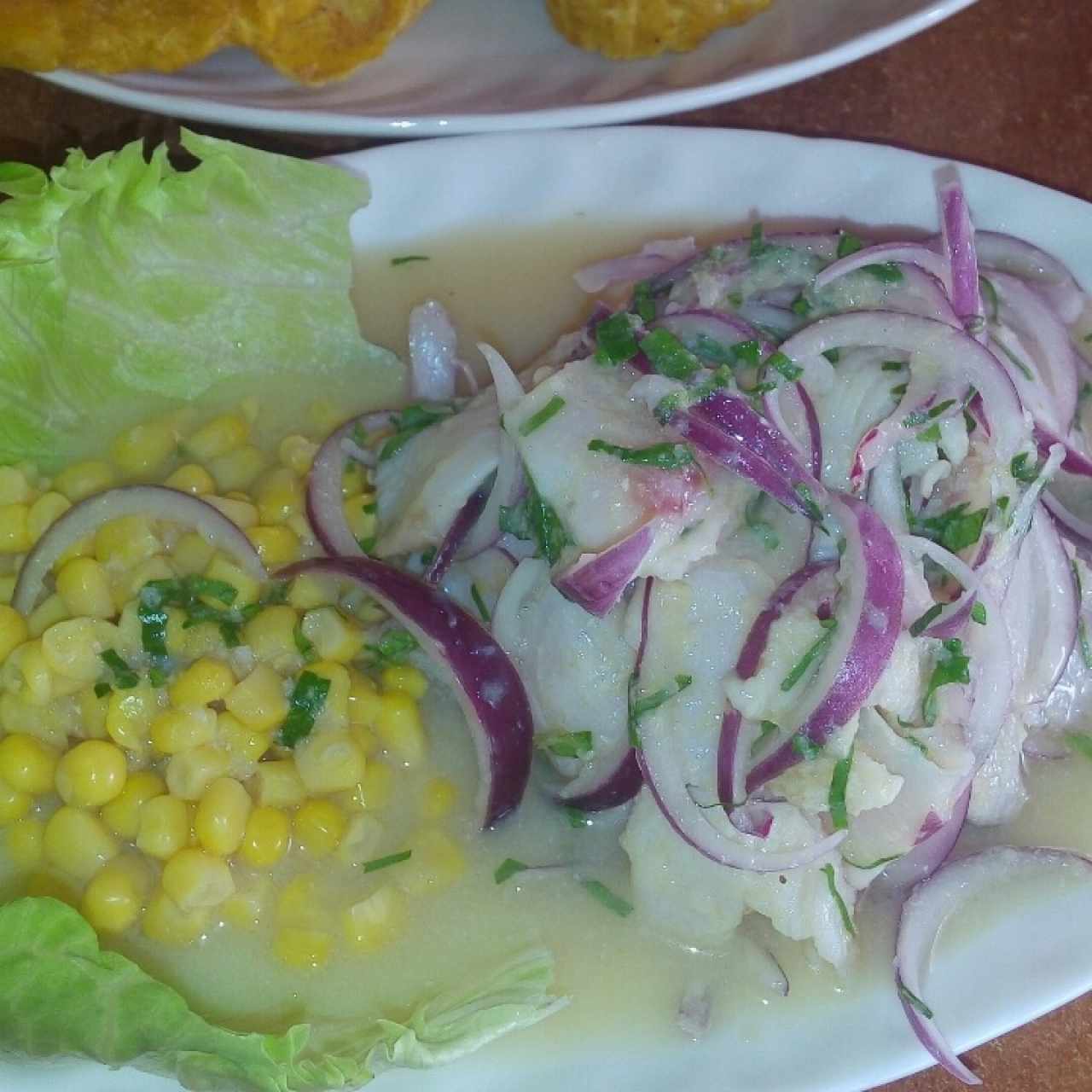 Ceviche de corvina