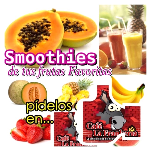 Smoothies de frutas ! 100% naturales