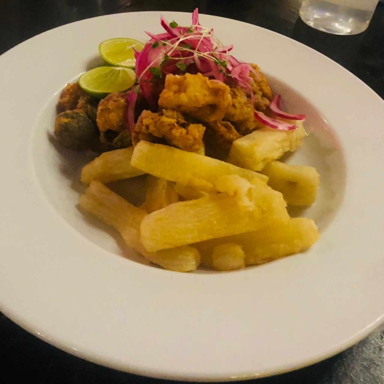 Ceviche frito 