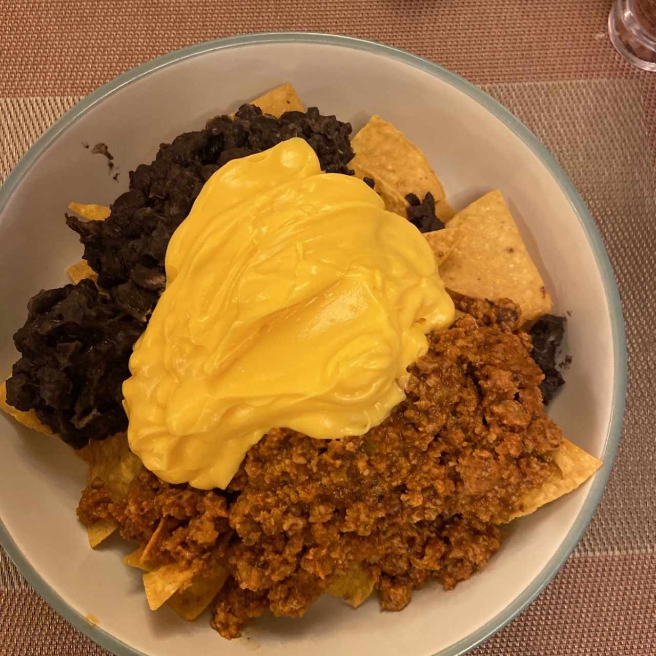 Nachos com carne