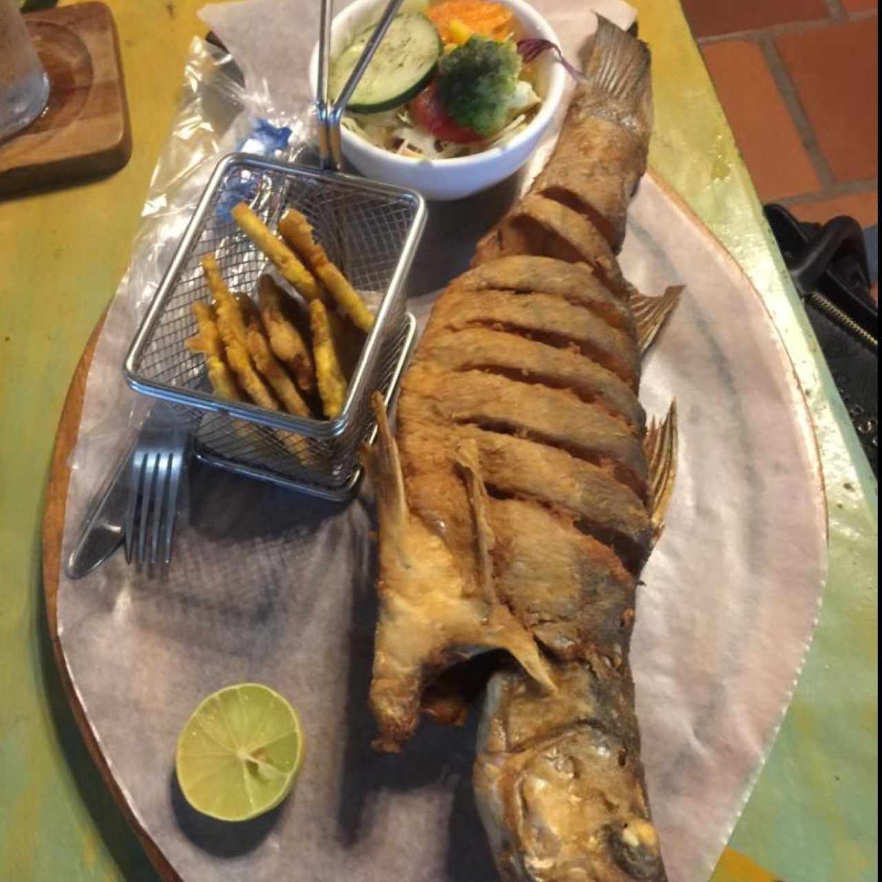 Pescado frito 