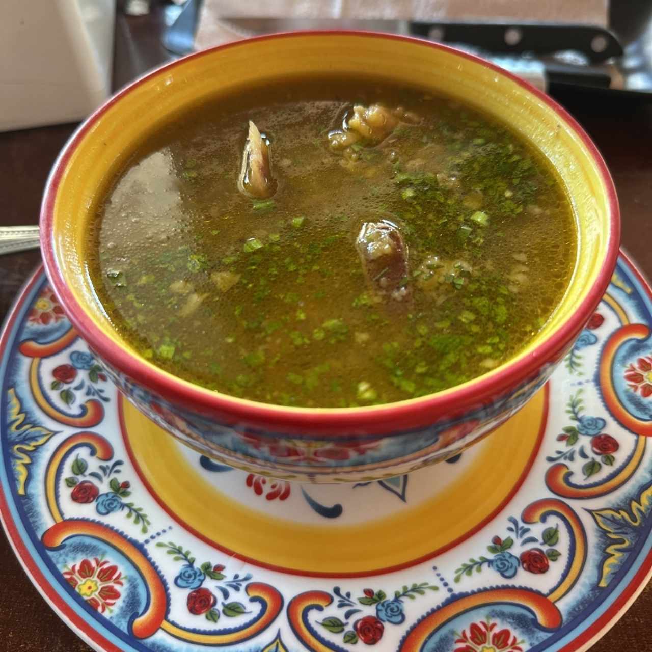 Sopa de Costilla de Ternera