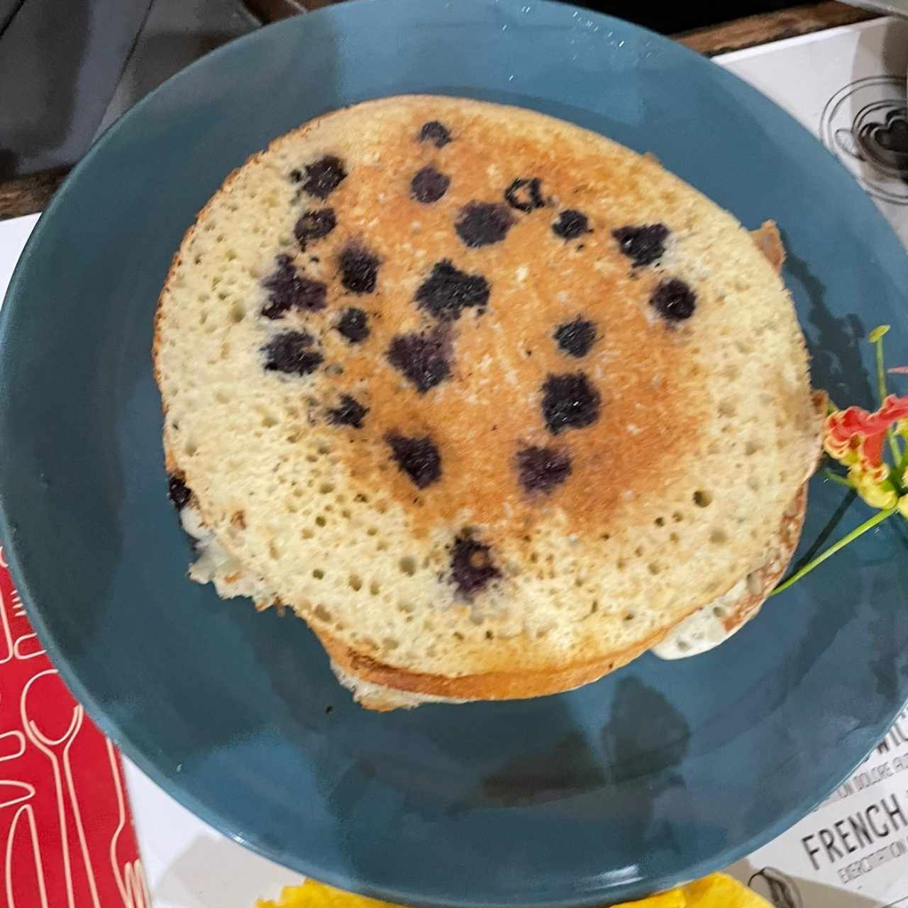 Blueberry pancake