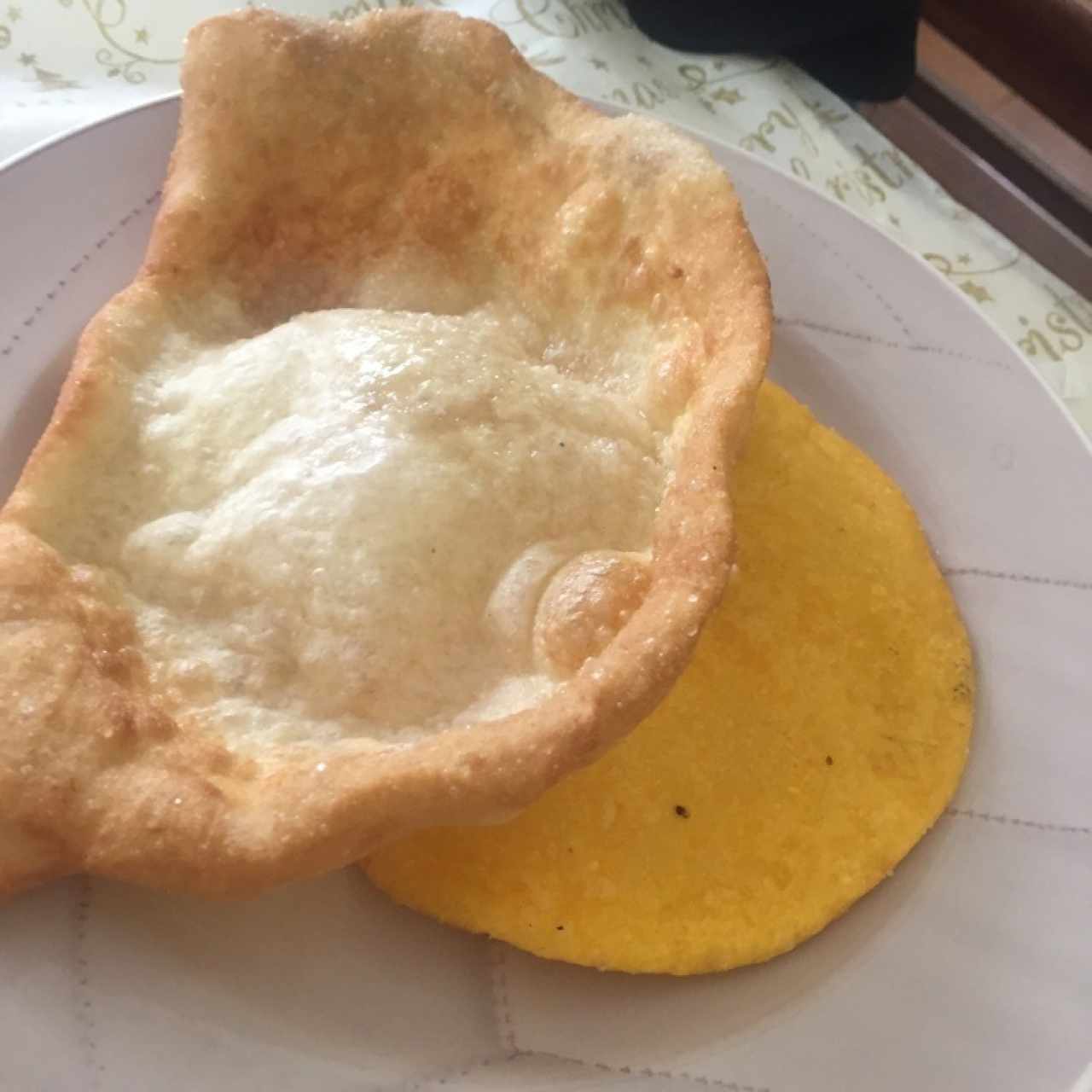 hojaldre y tortilla