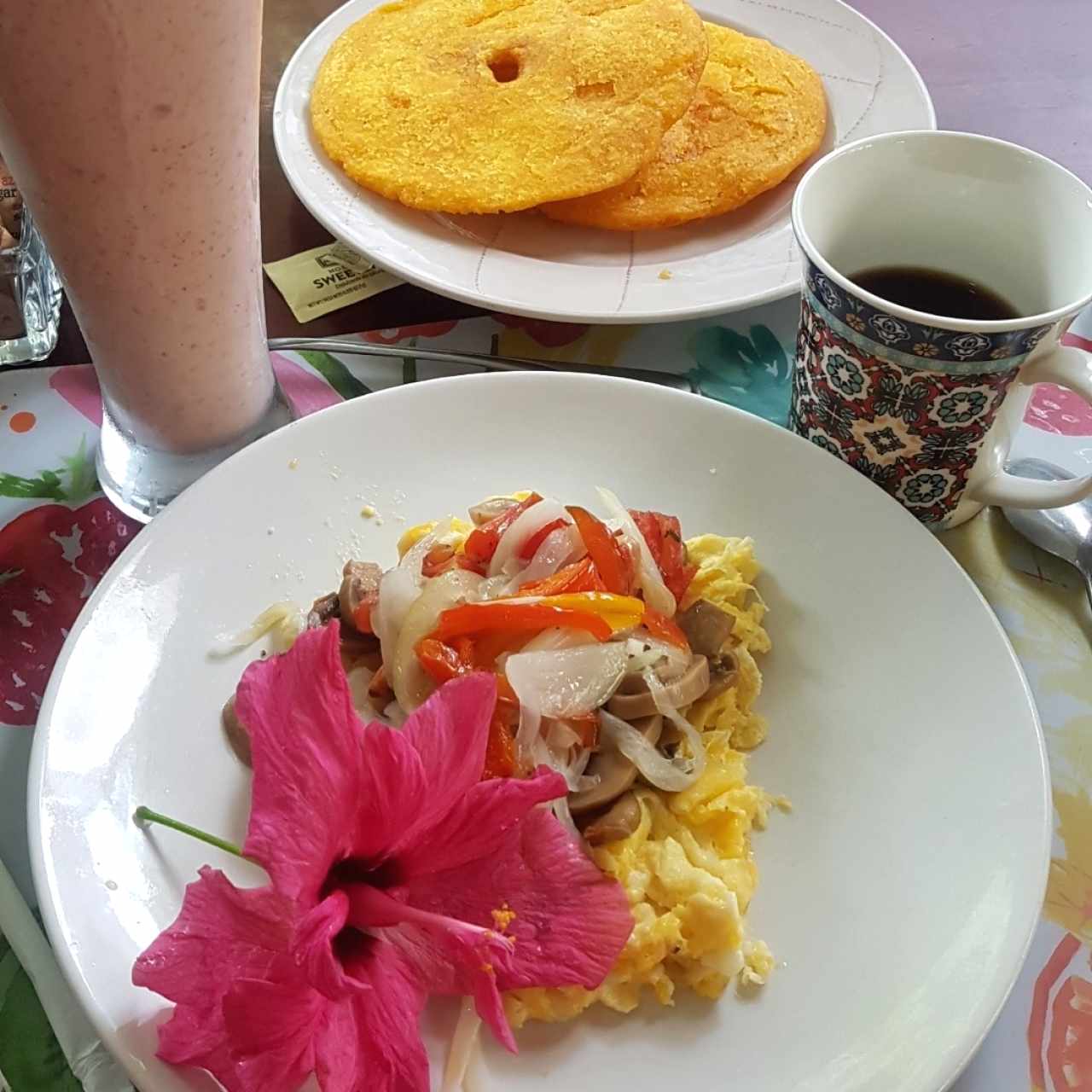 Omelet dw Hongos con Vegetales y orden de tortillas