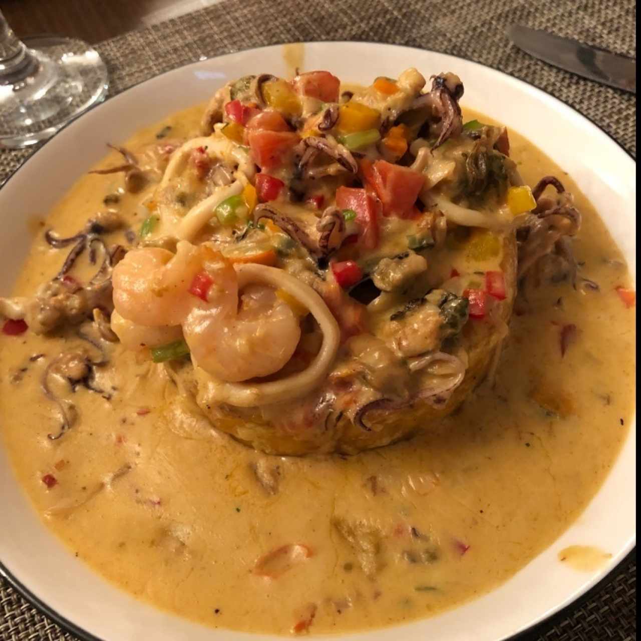 Mofongo de Mariscos 