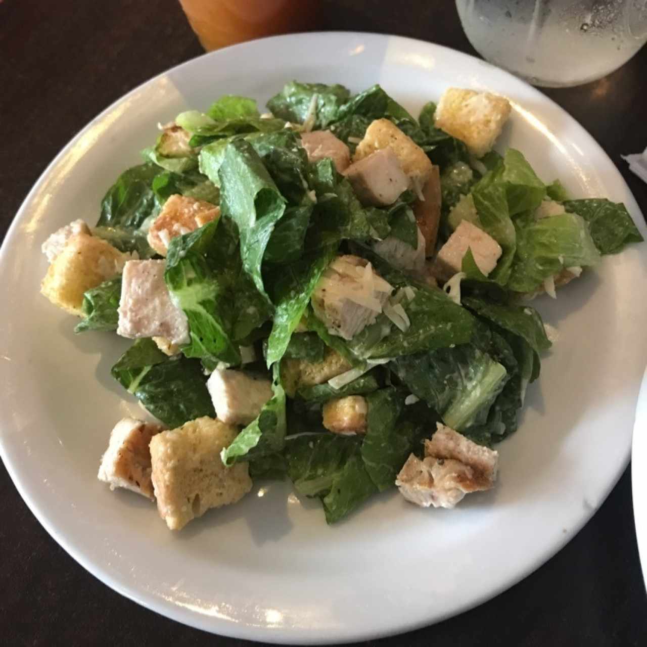 Ensalada cesar con pollo👌🏼