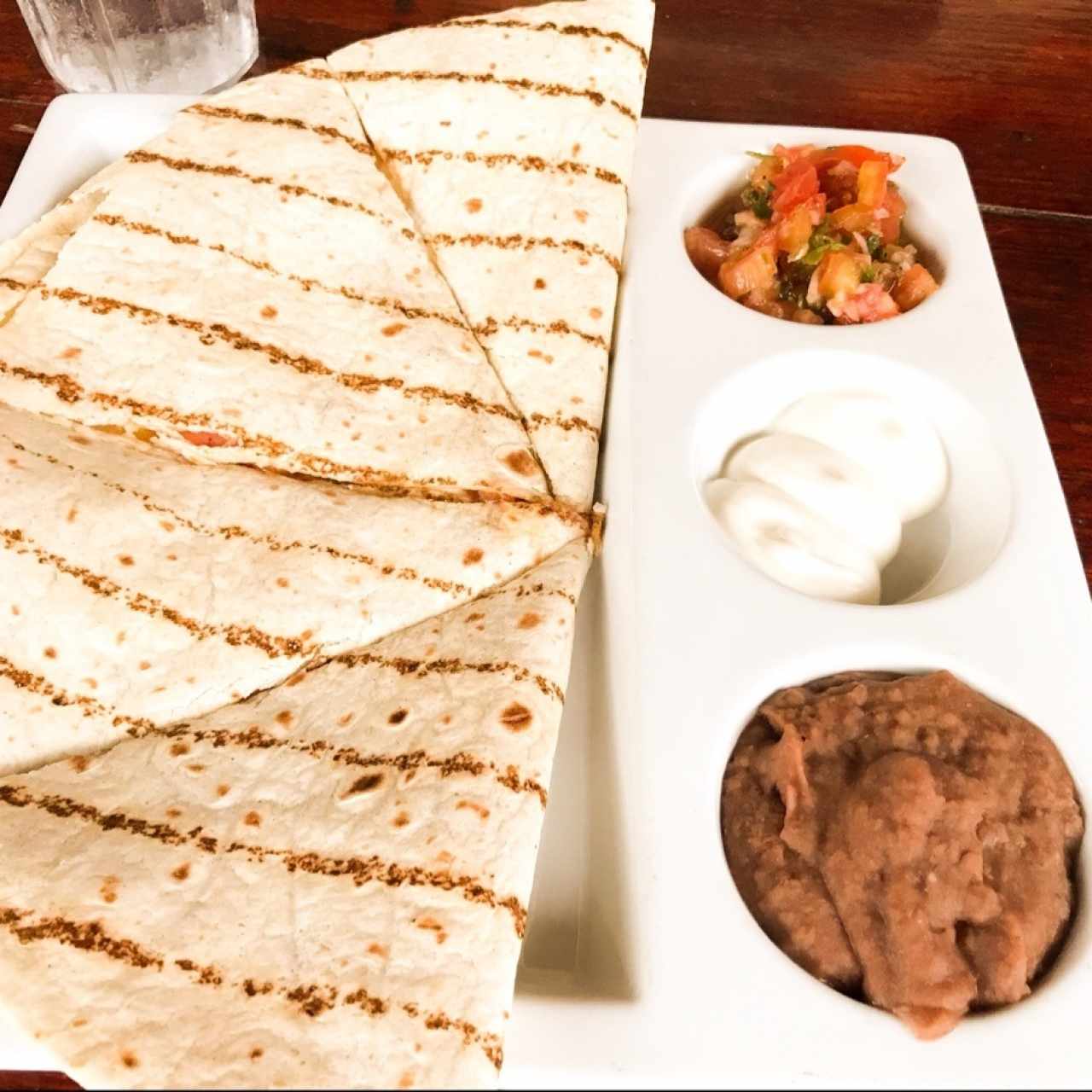 quesadilla de chorizo