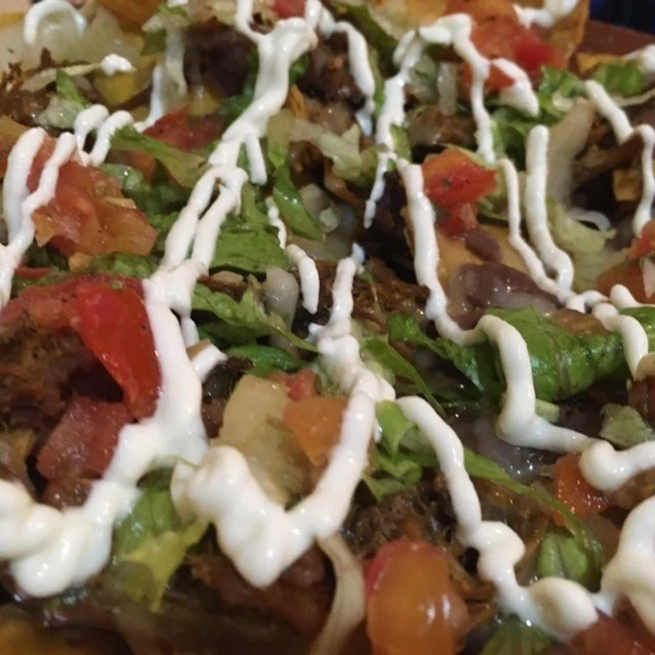 nachos de carne 