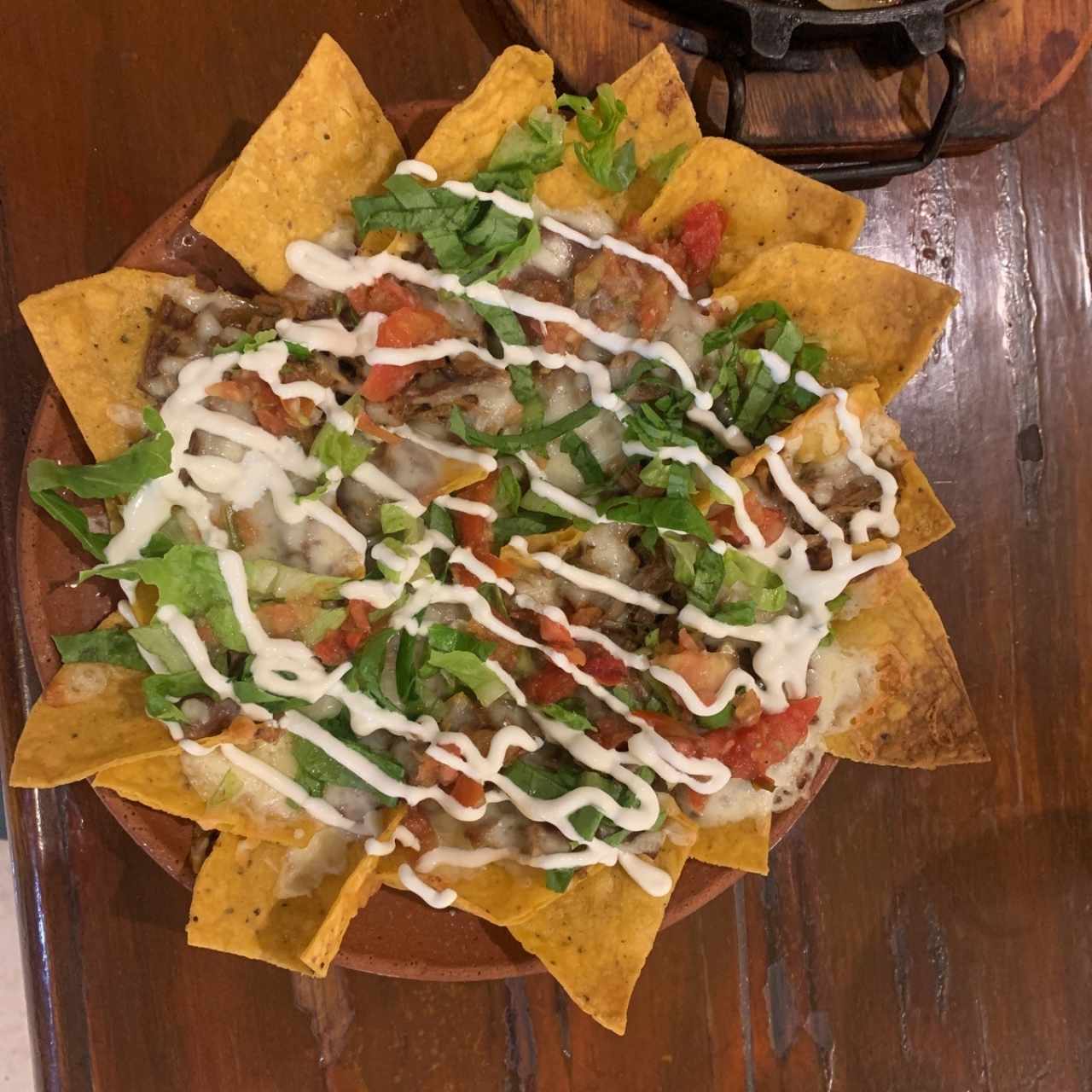 nachos de carne