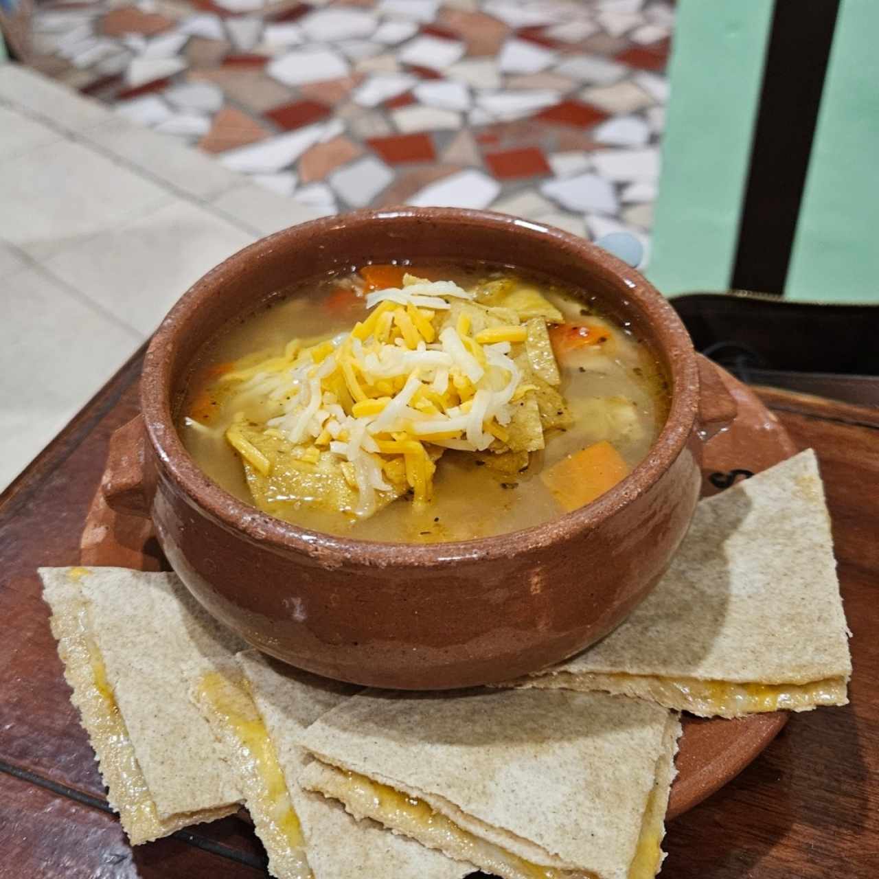 sopa de tortilla