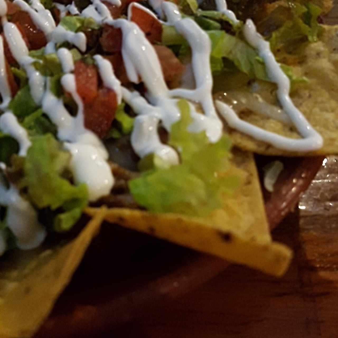 nachos de carne