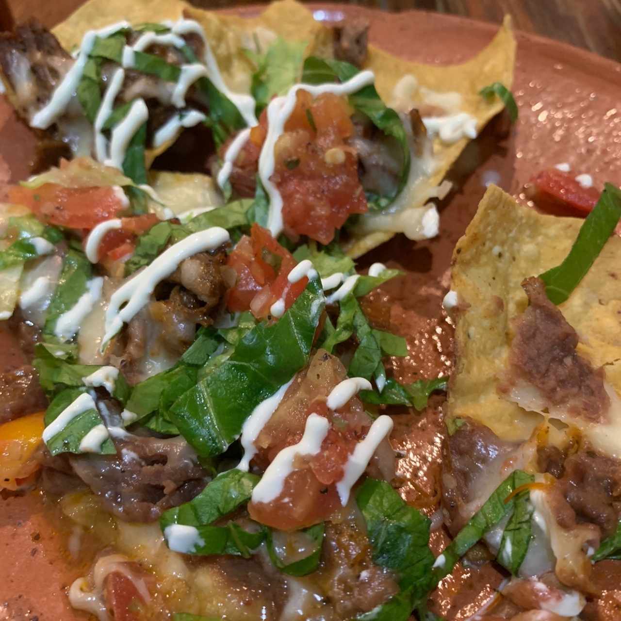 nachos de carne chicos