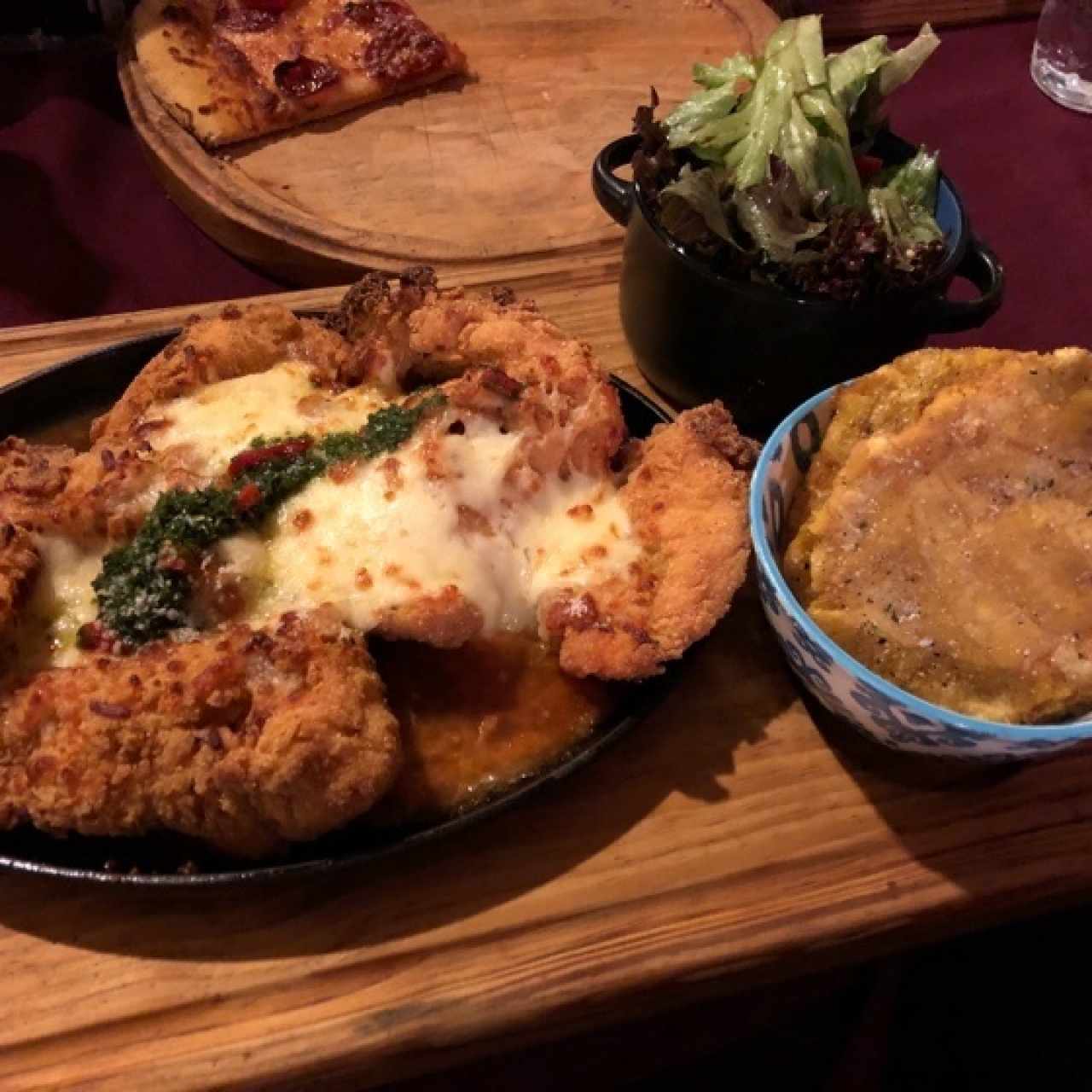 Milanesa de pollo