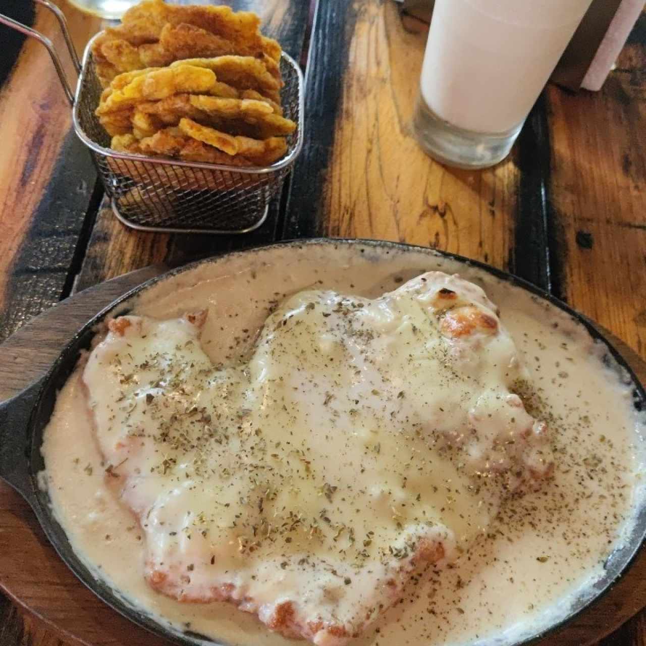 milanesa de pollo