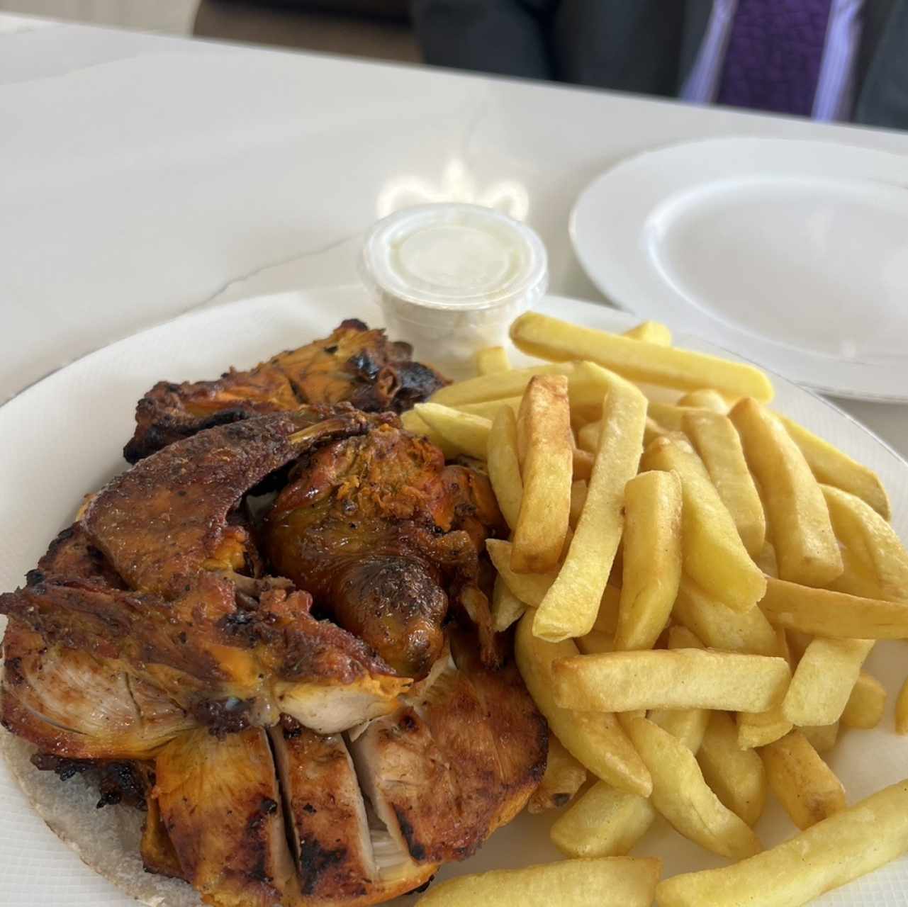 1/2 Pollo a la Canasta