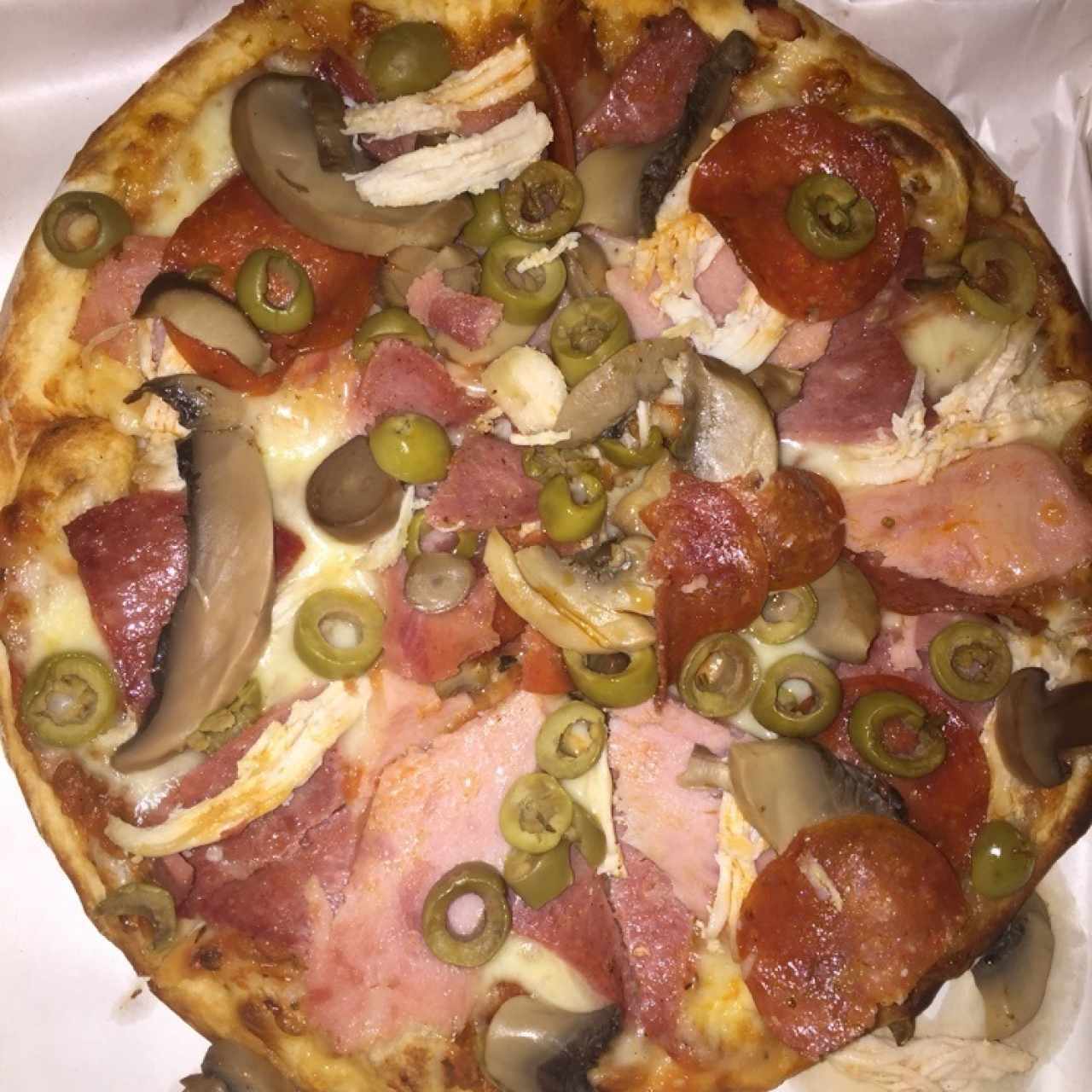 pizza chica de cominación