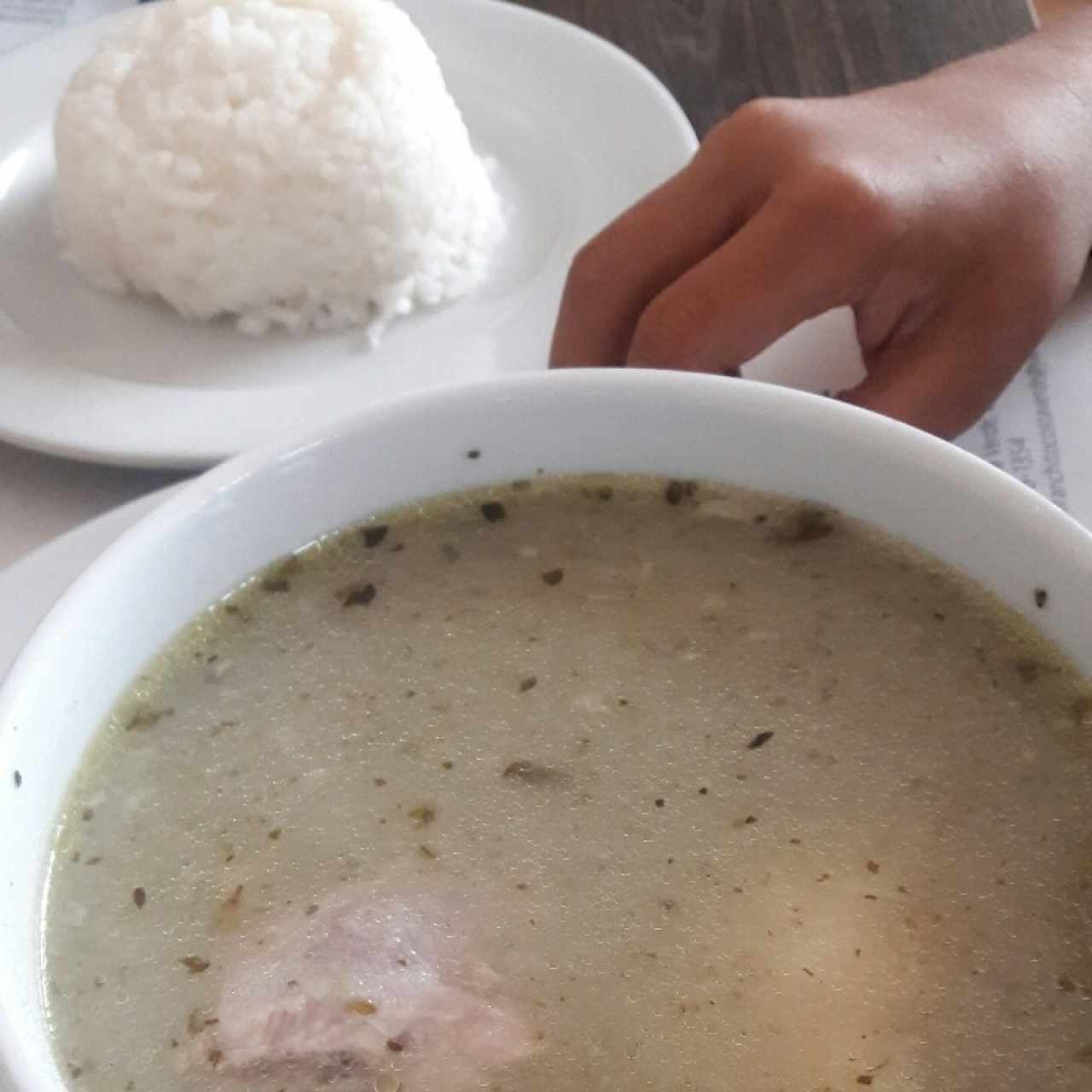 Sancocho con arroz