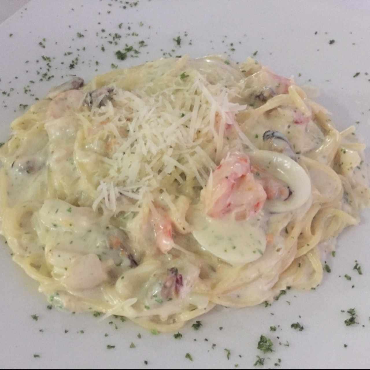 Spaggheti con Mariscos 