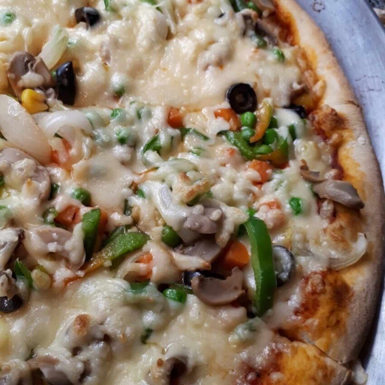 pizza de vegetales 