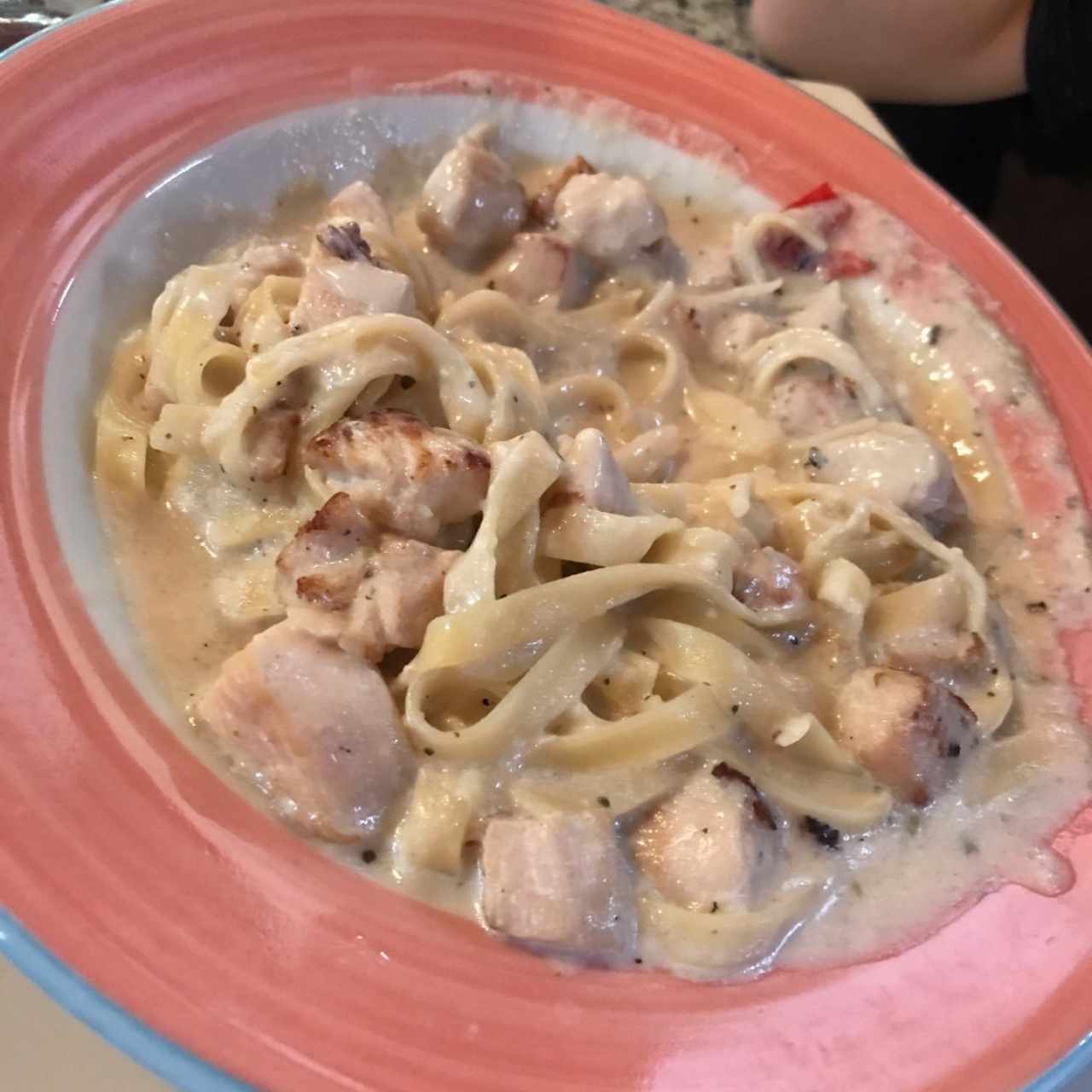 pasta con pollo