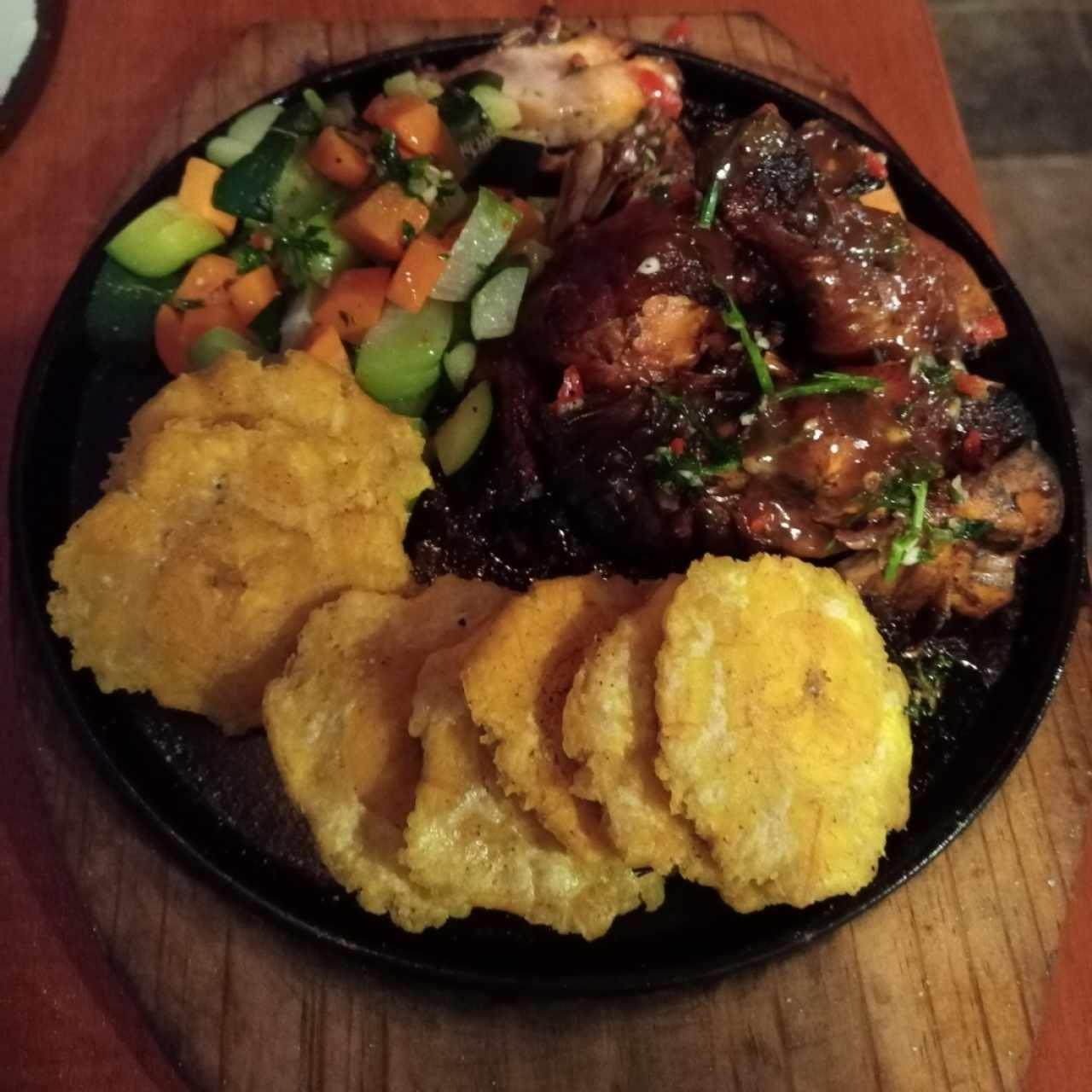 Pollo asado al leño - para 2