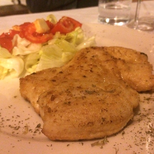 Pechuga de pollo al limone