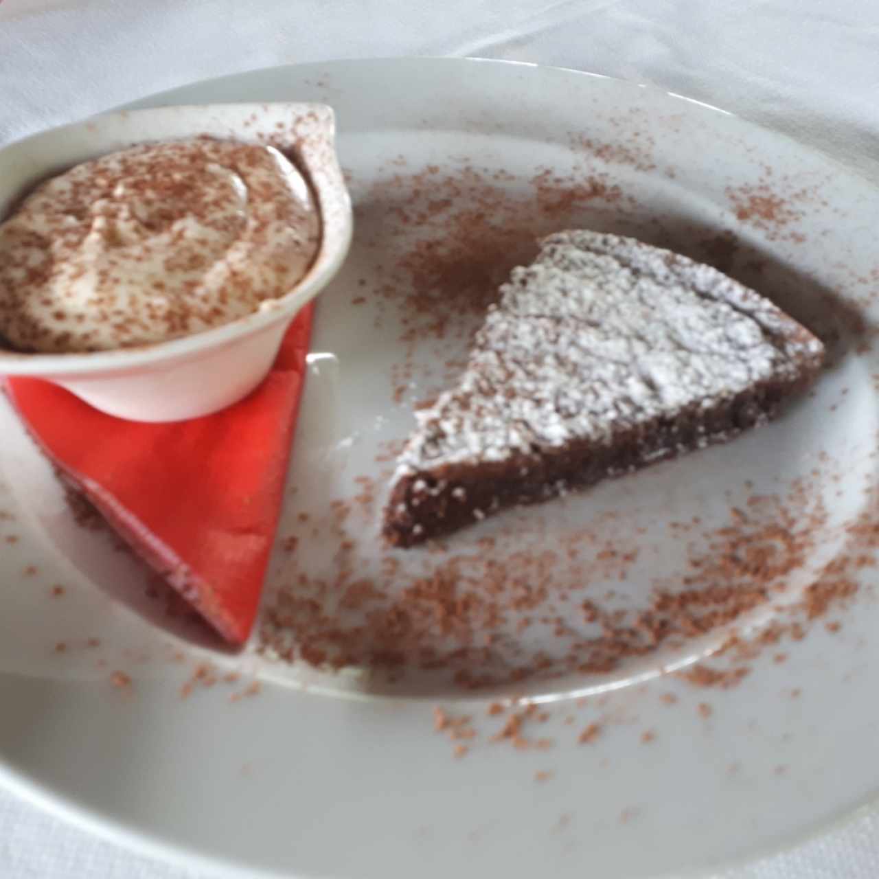 torta de chocolate con mascarpone