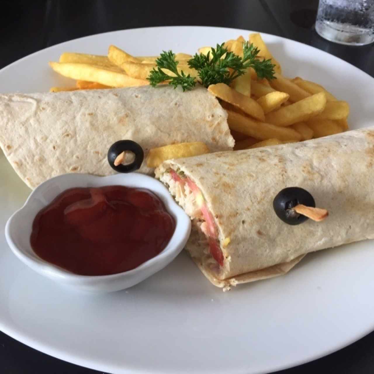 wrap de pollo 