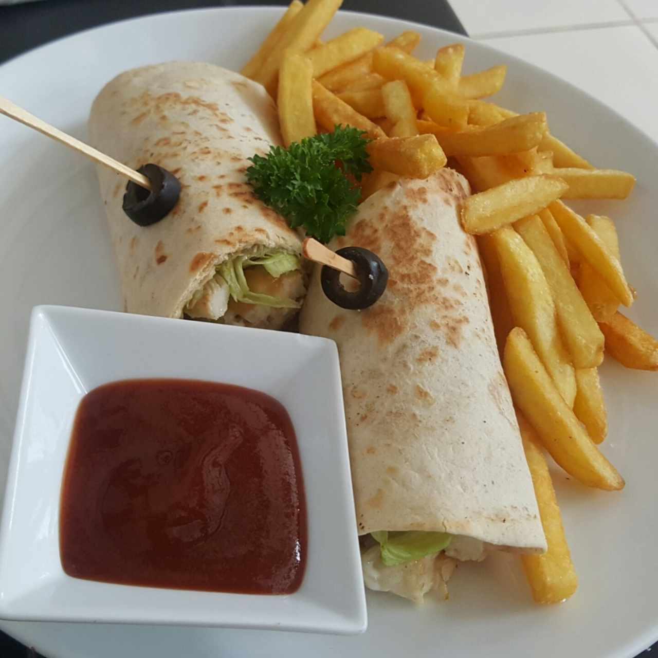 Wrap de pollo