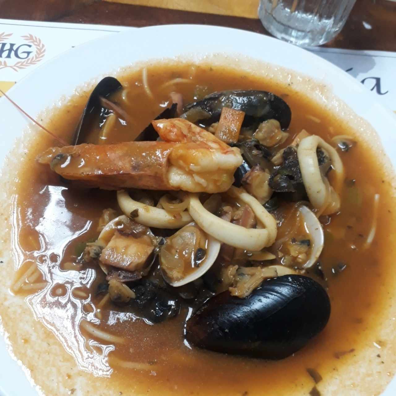 Sopa de mariscos